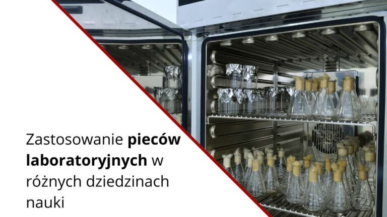 Piec laboratoryjny z probówkami w środku