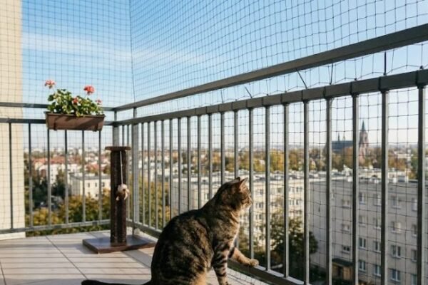 Bezpieczny balkon dla kota – jak przygotować przestrzeń do wspólnego wypoczynku